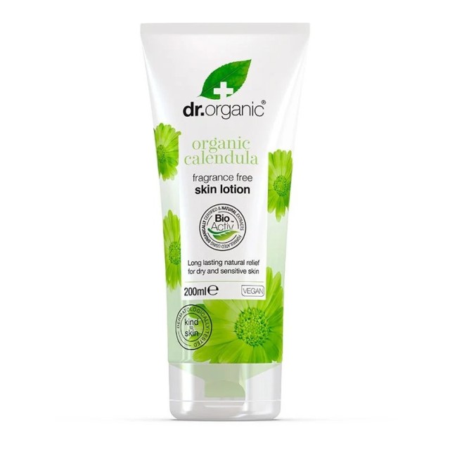 Dr. Organic Calendula Skin Lotion Γαλάκτωμα Σώματος με Calendula για Ε …
