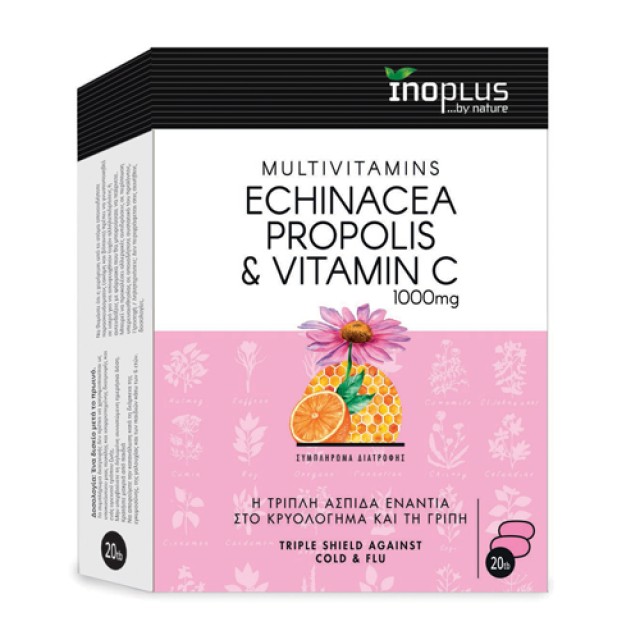 InoPlus Echinacea Propolis & Vitamin C 1000mg Συμπλήρωμα Διατροφής Κατ … InoPlus Echinacea Propolis & Vitamin C 1000mg Συμπλήρωμα Διατροφής Κατ …