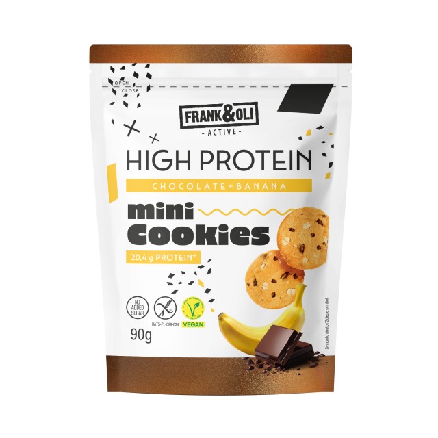Frank & Oli High Protein Mini Cookies Chocolate & Banana Μίνι Μπισκότα &hellip;