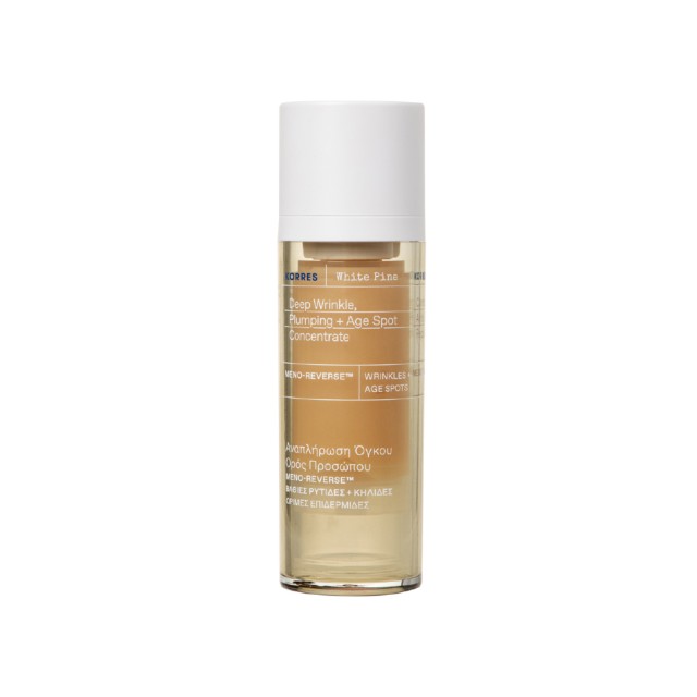 Korres White Pine Serum Λευκή Πεύκη Ορός Προσώπου για Αναπλήρωση Όγκου &hellip;