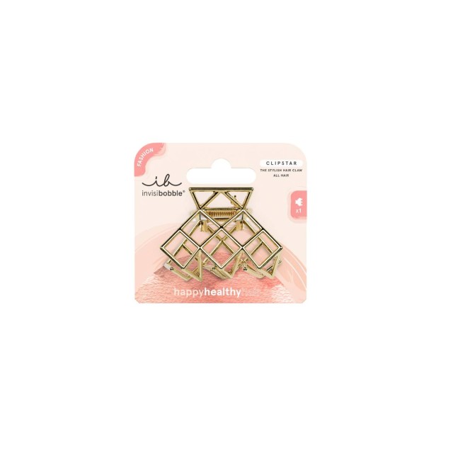 Invisibobble Clipstar Divine Metal Κλάμερ Χρυσό Μέγεθος Medium 1 Τεμάχ …