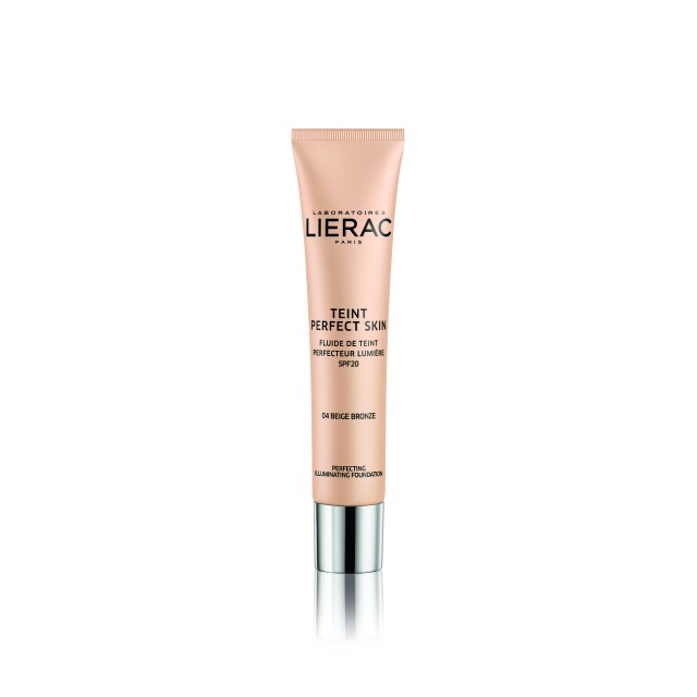 Lierac Teint Perfect Skin Illuminating Foundation SPF20 04 Bronze Beige Λεπτόρρευστο Make up Προσώπου 30ml