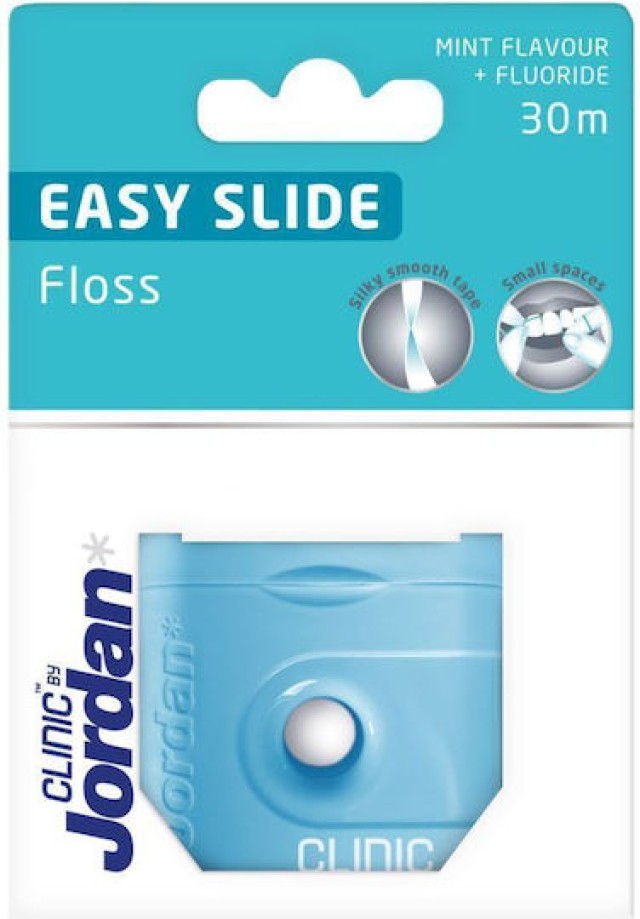 Jordan Floss Easy Slide Οδοντικό Νήμα με Γεύση Μέντα 30m
