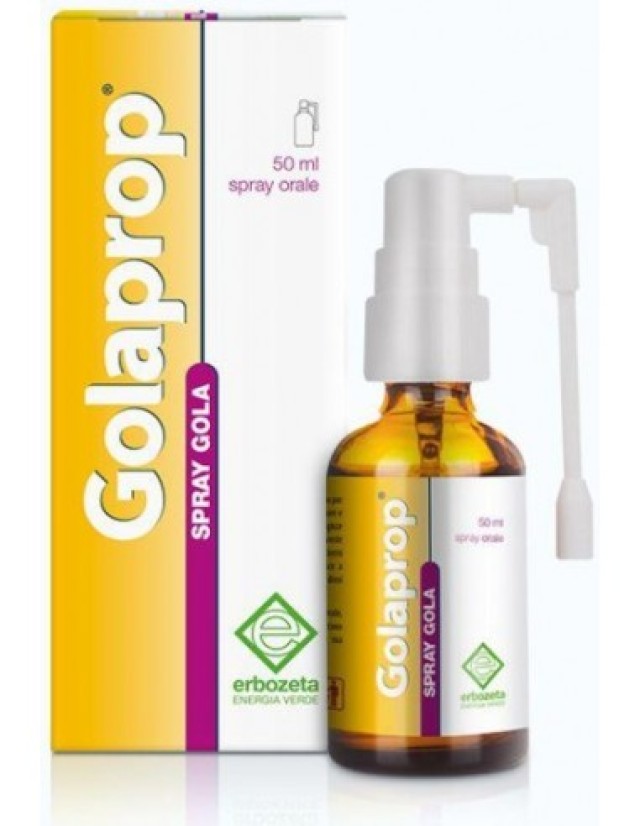 Erbozeta Golaprop Spray για τον Ερεθισμένο Λαιμό & το Κρυολόγημα 50ml