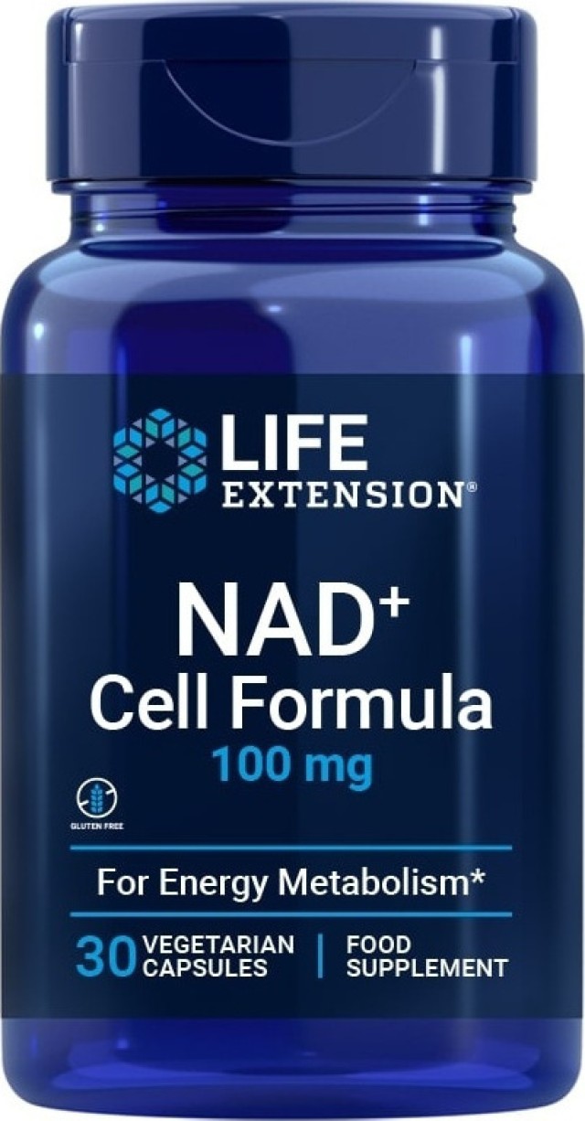 Life Extension NAD Plus Cell Regenerator 100mg Συμπλήρωμα Διατροφής για Ενέργεια και Μεταβολισμό 30 Φυτικές Κάψουλες