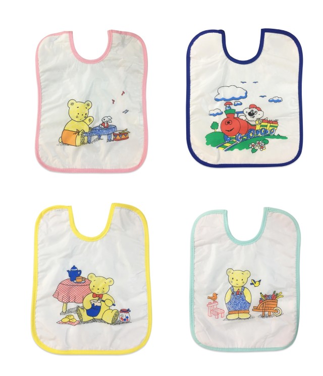 OEM - Σαλιάρα με Cartoon 100% PVC με Βαμβακερή Επένδυση, Μεσαίο Μέγεθο …