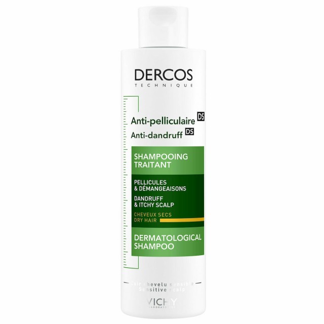 Vichy Dercos Anti Dandruff Shampoo Dry Hair Αντιπυτιριδικό Σαμπουάν για Ξηρά Μαλλιά 200ml με Sticker -20%