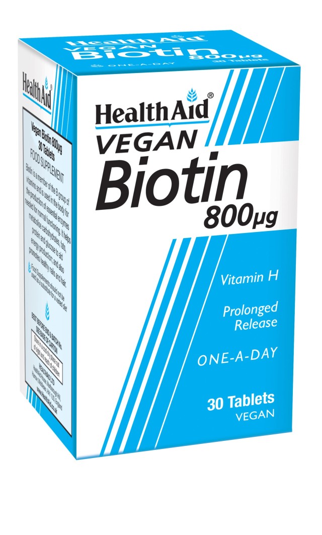 HEALTH AID Biotin 800μg tablets 30s