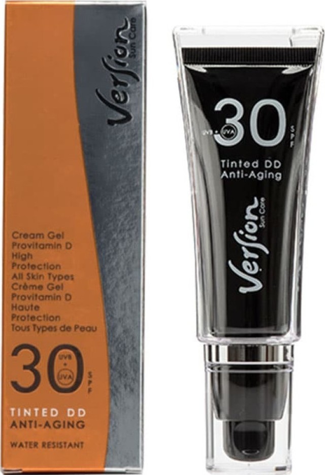Version Tinted DD Anti-Aging SPF30 Αντηλιακή Cream Gel Προσώπου Με Χρώμα 50ml