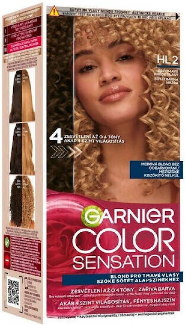 Garnier Color Sensation HL2 Μόνιμη Βαφή Μαλλιών Ξανθό Καραμέλα 40ml