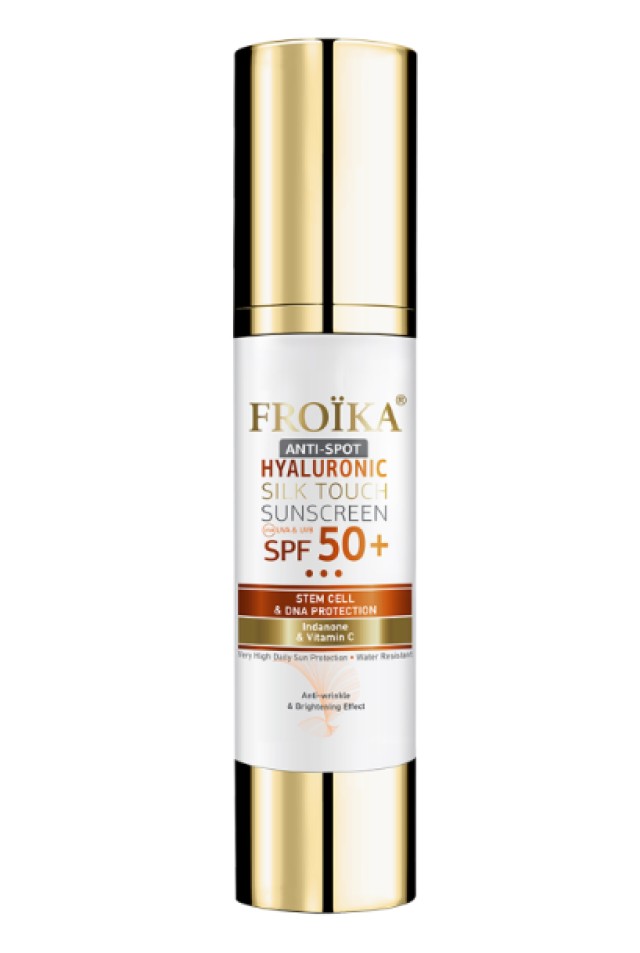 Froika Sunscreen SPF50+ Hyaluronic Silk Touch Anti Spot Αντηλιακό &hellip;