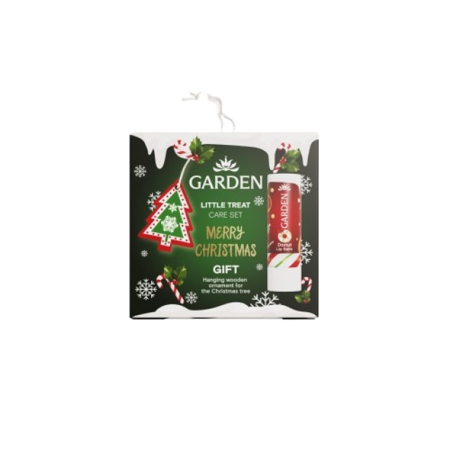 Garden Xmas Set Little Treat Care Set Donut Lip Balm με Βούτυρο &hellip;