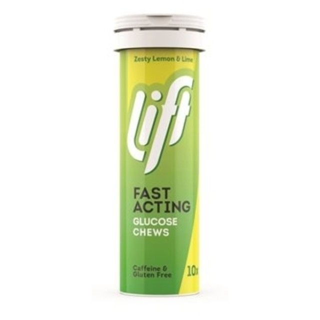 GlucoTabs Lift Fast Acting Zesty Lemon & Lime Ταμπλέτες Γλυκόζης με Γε &hellip;