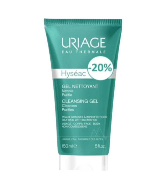 Uriage Hyseac Cleansing Gel Καθαρισμού Προσώπου για Μικτές / Λιπαρές Ε …