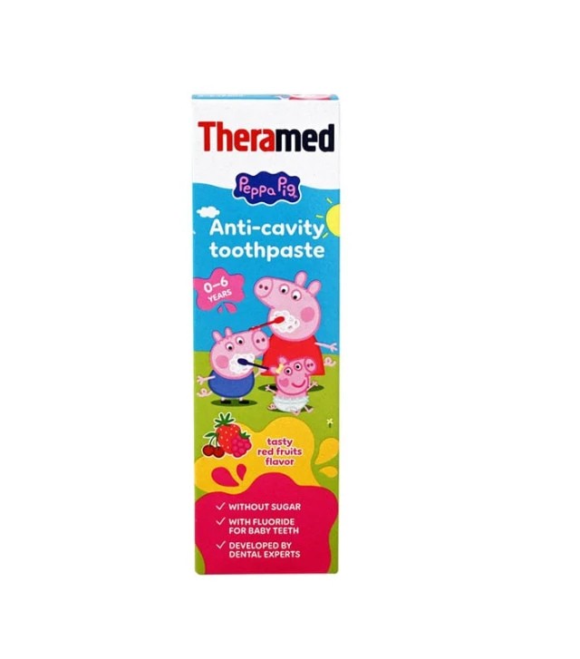 Theramed Peppa Pig Red Fruits Παιδική Οδοντόκρεμα για 0-6 Ετών Κόκκινα … Theramed Peppa Pig Red Fruits Παιδική Οδοντόκρεμα για 0-6 Ετών Κόκκινα …