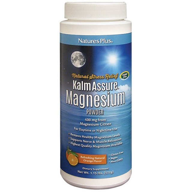 Natures Plus Kalmassure Magnesium Powder, 522gr