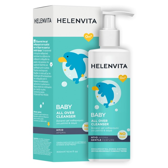 Helenvita Baby All Over Cleanser Βρεφικό Gel Καθαρισμού για Σώμα & Μαλ &hellip;