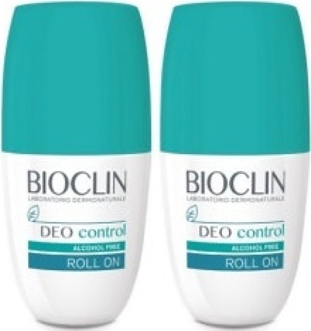 Bioclin PROMO Deo Control Alcohol Free Roll On Χωρίς Αλκοόλ 2x50ml