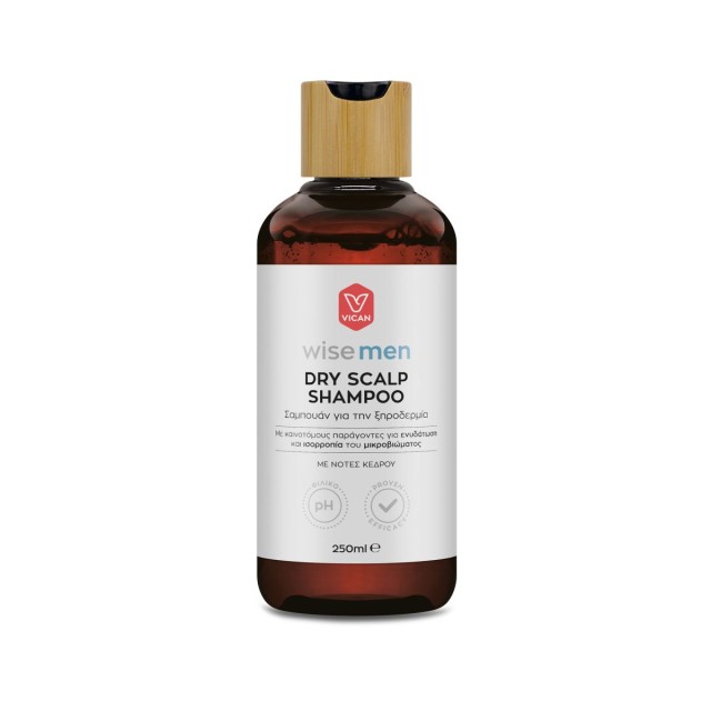 Vican Wise Men Dry Scalp Shampoo Εξειδικευμένο Σαμπουάν Κατά της Ξηροδ &hellip;