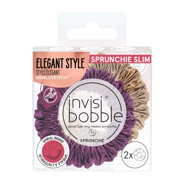 Invisibobble Sprunchie Slim the Snuggle is Real Λαστιχάκι Μαλλιών 2 Τεμάχια