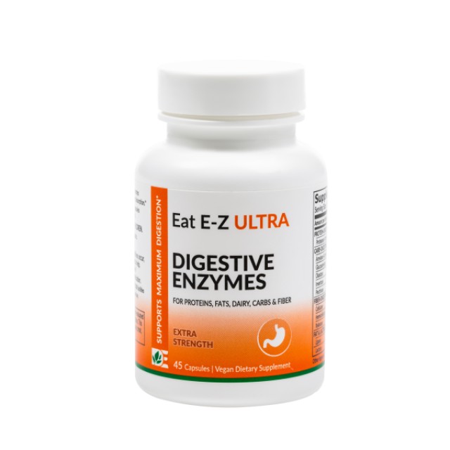 AΜ Health Dynamic Enzymes Eat E-Z Ultra Συμπλήρωμα Διατροφής με Πεπτικά Ένζυμα 45 Φυτικές Κάψουλες
