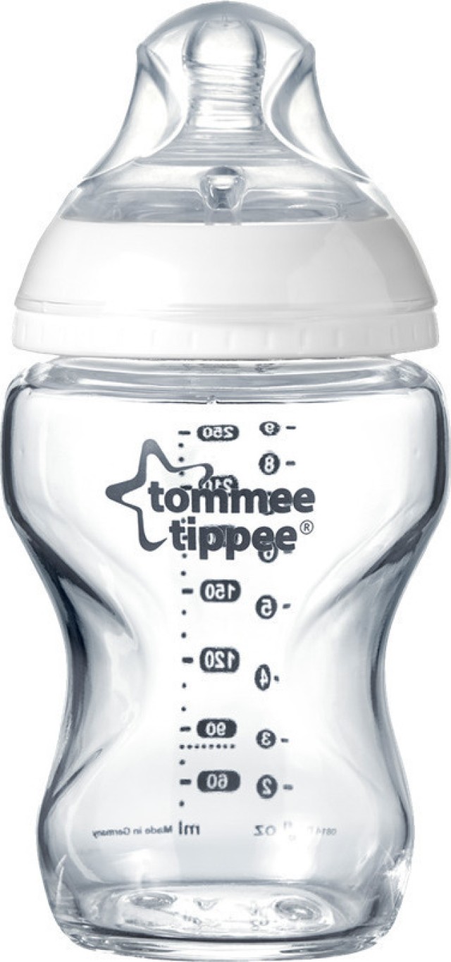 Tommee - Tippee Γυάλινο Μπιμπερό Closer το Nature Μικρής Ροής για 0m+ …