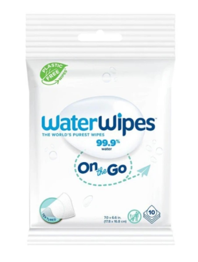 WaterWipes On the Go Υγρά Μαντηλάκια Χωρίς Άρωμα 10 Τεμάχια WaterWipes On the Go Υγρά Μαντηλάκια Χωρίς Άρωμα 10 Τεμάχια