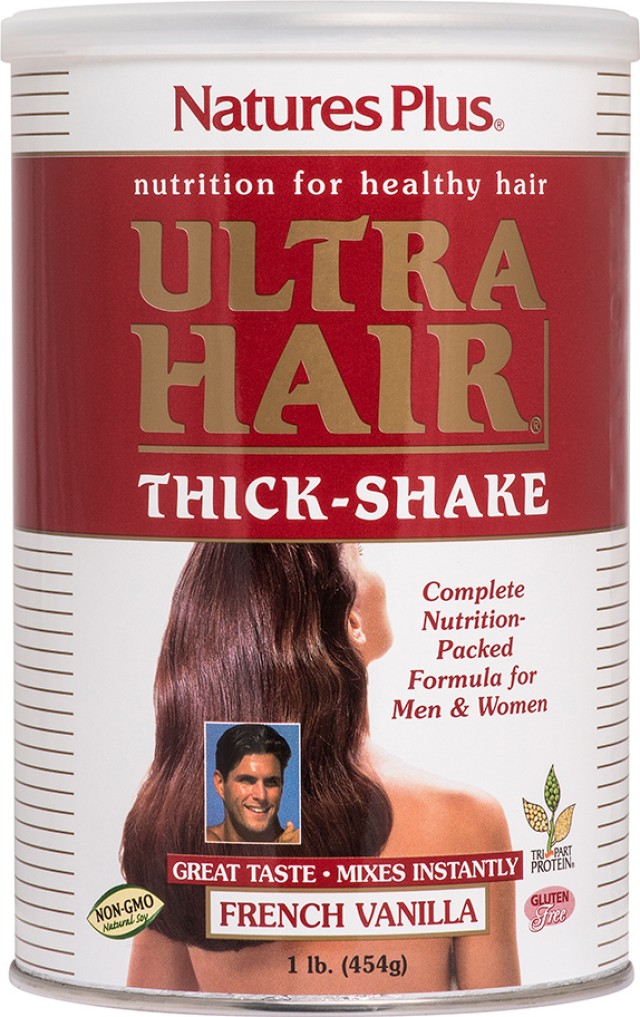 Natures Plus Ultra Hair Shake Συμπλήρωμα Διατροφής για την Ενίσχυση των Μαλλιών 454gr