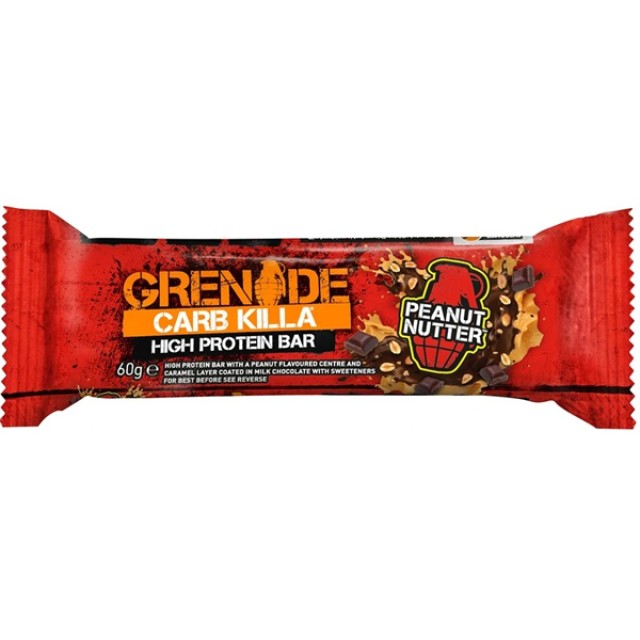 Grenade Card Killa Peanut Nutter Μπάρα Υψηλής Πρωτεΐνης 60gr