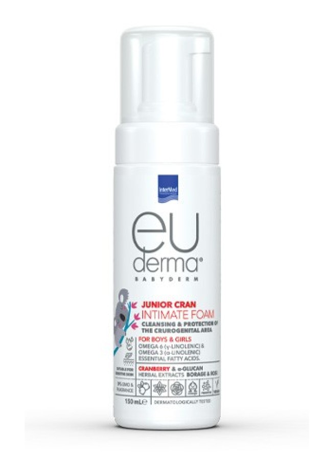Intermed Euderma Babyderm Junior Cran Αφρός Καθημερινού Καθαρισμού της &hellip;