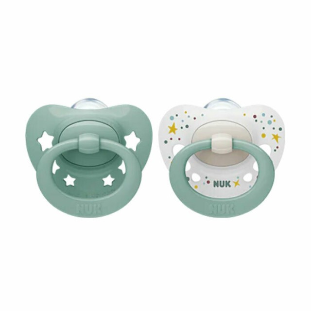 Nuk Family Love Signature Ορθοδοντικές Πιπίλες Σιλικόνης σε Θήκη Λευκό …