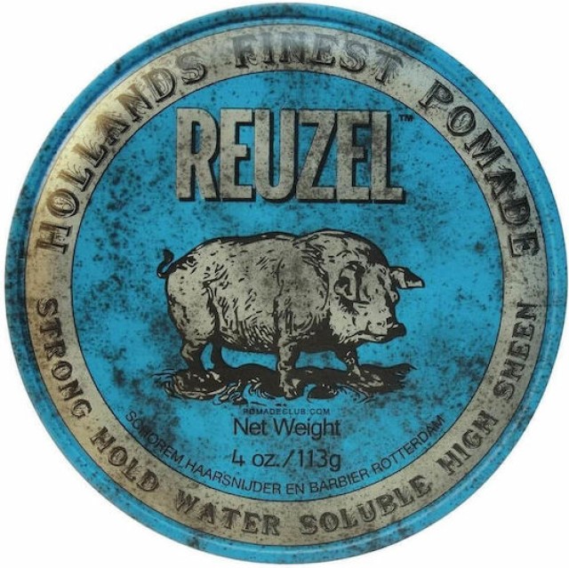 Reuzel Blue Strong Hold Pomade Πομάδα για Δυνατό & Βαρύ Κράτημα 113gr Reuzel Blue Strong Hold Pomade Πομάδα για Δυνατό & Βαρύ Κράτημα 113gr