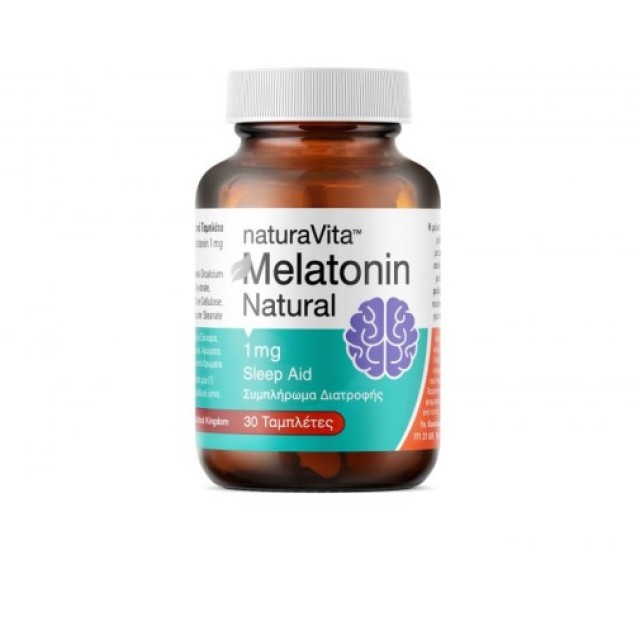 Natura Vita Melatonin 1mg Natural Συμπλήρωμα Διατροφής με Μελατονίνη 3 &hellip;