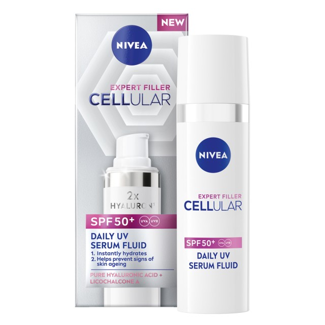 Nivea Cellular Filler Expert SPF50 Ημέρας UV Λεπτόρρευστος Ορός 30ml