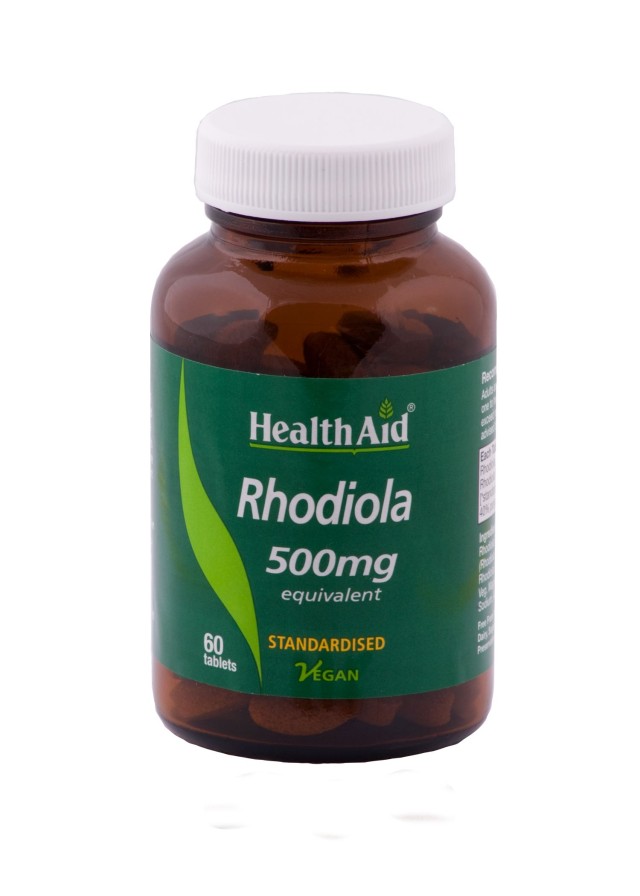 Health Aid Rhodiola Root Extract  500mg Συμπλήρωμα Διατροφής με Ροδιόλα για Διατήρηση Σωματικής & Πνευματικής Ισορροπίας 60 Ταμπλέτες
