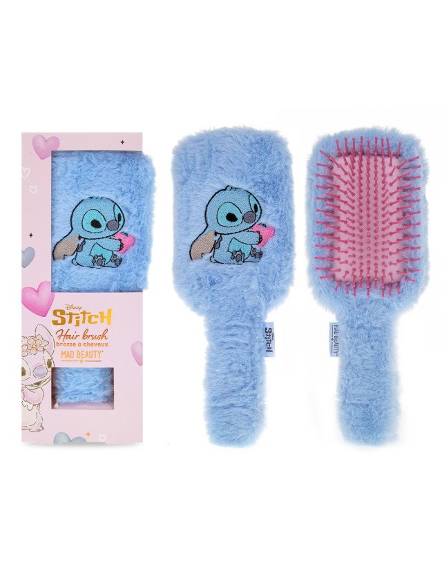 Mad Beauty I Heart Stitch Fluffy Hairbrush Χνουδωτή Παιδική Βούρτσα Μα &hellip;