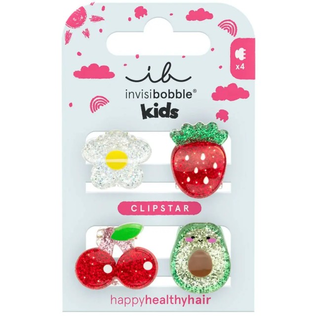 Invisibobble Clipstar Kids Frutti Fun Global Παιδικό Κλάμερ Μαλλιών, … Invisibobble Clipstar Kids Frutti Fun Global Παιδικό Κλάμερ Μαλλιών, …