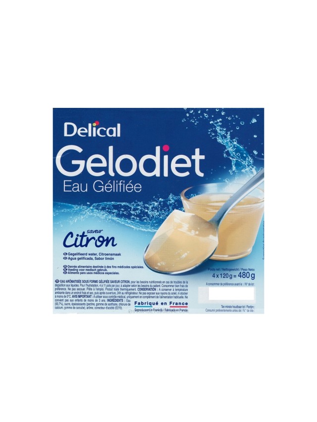 Medihub Delical Gelodiet Πουτίγκα Ζελέ Γεύση Λεμόνι, 4 Τεμάχια x120g Medihub Delical Gelodiet Πουτίγκα Ζελέ Γεύση Λεμόνι, 4 Τεμάχια x120g