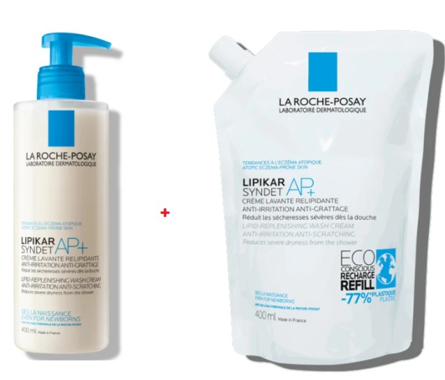 La Roche Posay Bundle Lipikar Syndet AP+ Κρέμα Καθαρισμού Σώματος για …