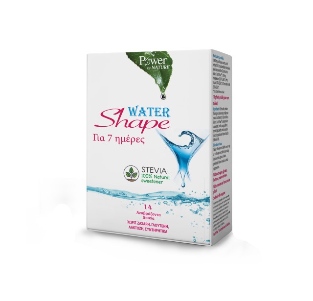 Power Health 7 Days Water Shape Stevia Εντατικό Πρόγραμμα Αδυνατίσματος 7 Ημερών με Στέβια 14 Αναβράζοντα Δισκία