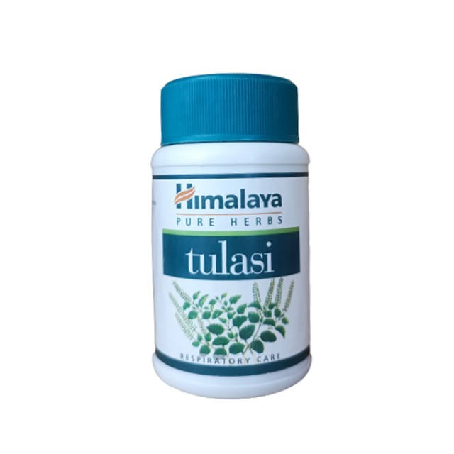 Himalaya Wellness Tulasi Συμπλήρωμα Διατροφής για το Αναπνευστικό Σύστημα 60 Κάψουλες