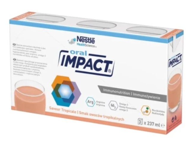 Nestle Oral Impact Tropical Ενεργειακό & Υπερπρωτεϊνικό Συμπλήρωμα Δια &hellip;