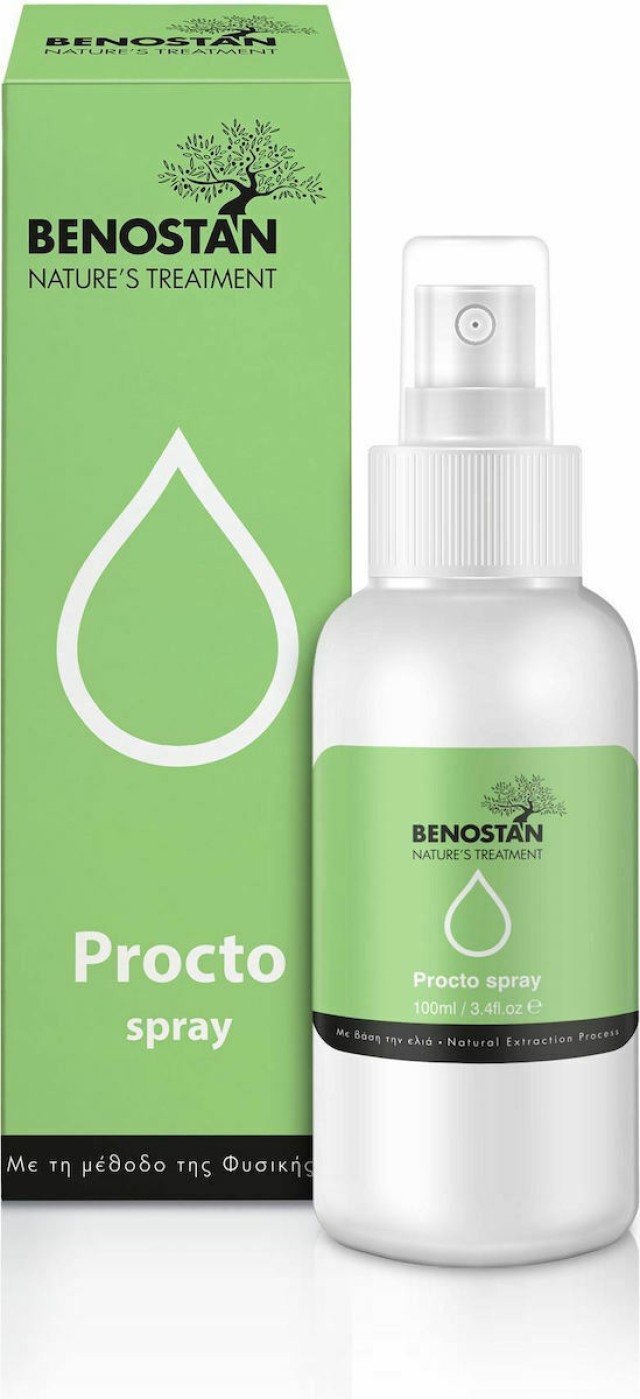 Benostan Procto Φυτικό Spray Κατά των Αιμορροΐδων 100ml