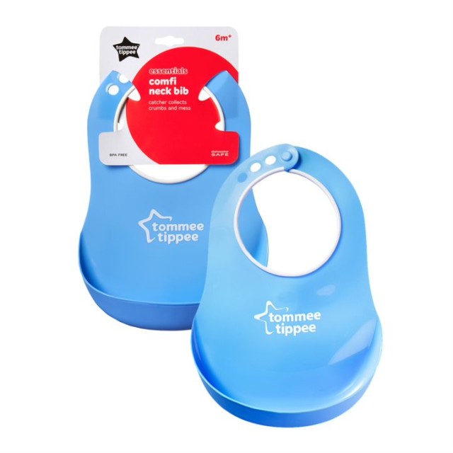 Tommee - Tippee Ess Comfi Neck Bib Βρεφική Σαλιάρα Πλαστική για 6m+ Χρ …
