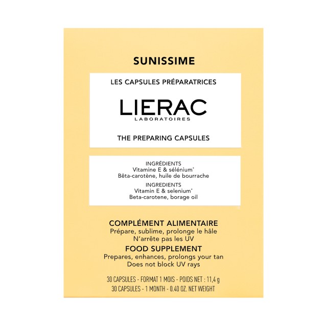 Lierac Sunissime The Preparing Capsules Συμπλήρωμα Διατροφής Προετοιμά …
