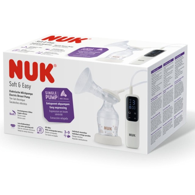 Nuk Soft & Easy Ηλεκτρική Αντλία Μαστού 1 Τεμάχιο Nuk Soft & Easy Ηλεκτρική Αντλία Μαστού 1 Τεμάχιο
