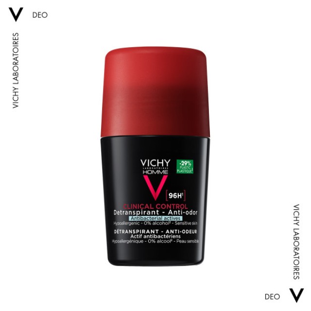 Vichy Clinical Control Roll on Αποσμητικό με 96 ώρες Διάρκεια για Άνδρ &hellip;