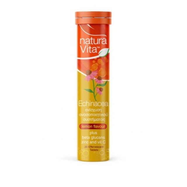 Natura Vita Echinacea Plus Beta Glucans, Zinc & Vitamin C για Ενίσχυση &hellip;