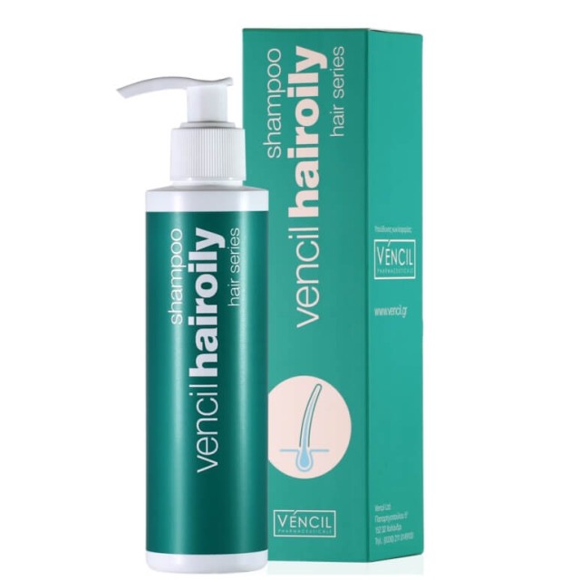 Vencil Hairoily Shampoo Σαμπουάν για Λιπαρά Μαλλιά, 200ml