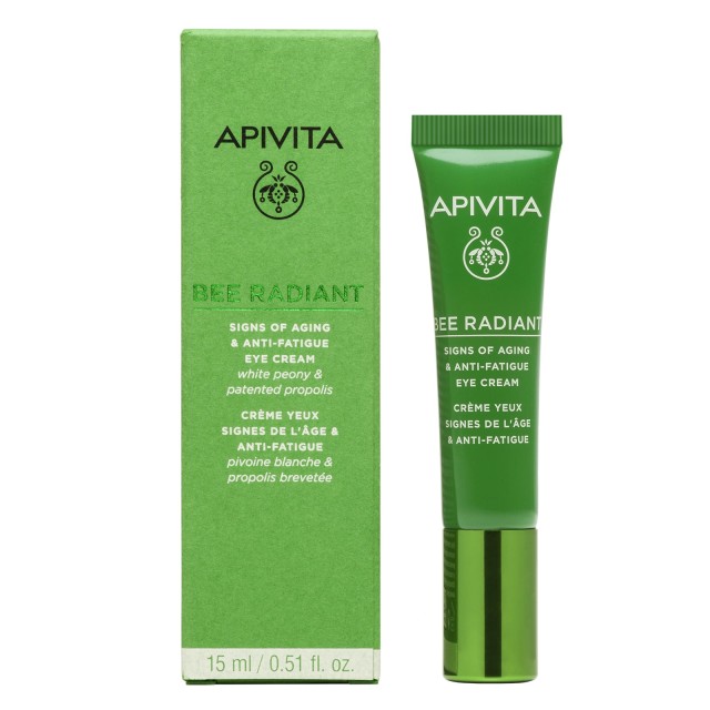 Apivita Bee Radiant Κρέμα Ματιών για Σημάδια Γήρανσης & Ξεκούραστη Όψη …